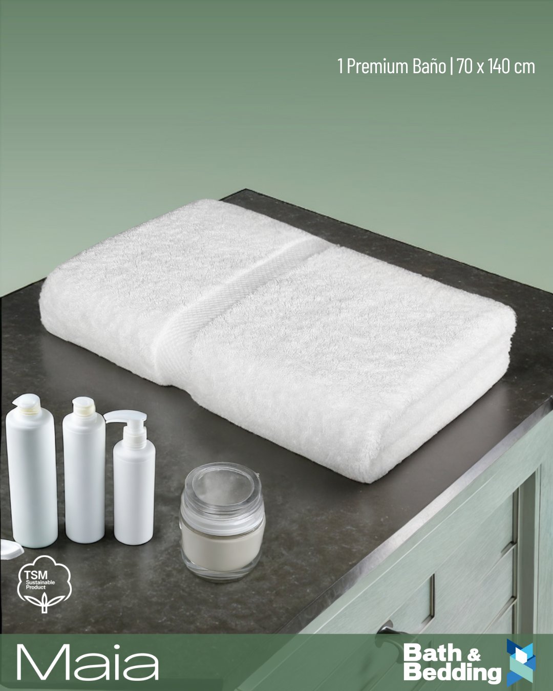 BATH TOWEL RAW WHITE