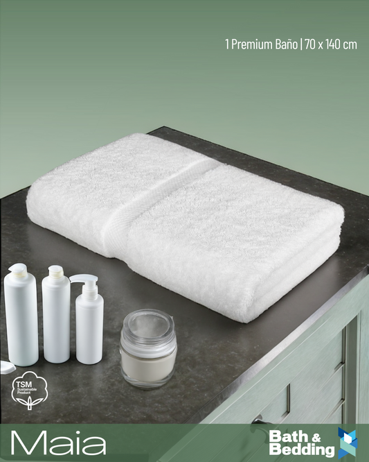 BATH TOWEL RAW WHITE